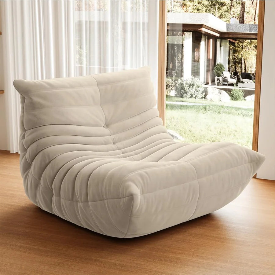 Lounge in Retro Style! 🛋️ Togo Lazy Floor Sofa for Cozy Moments